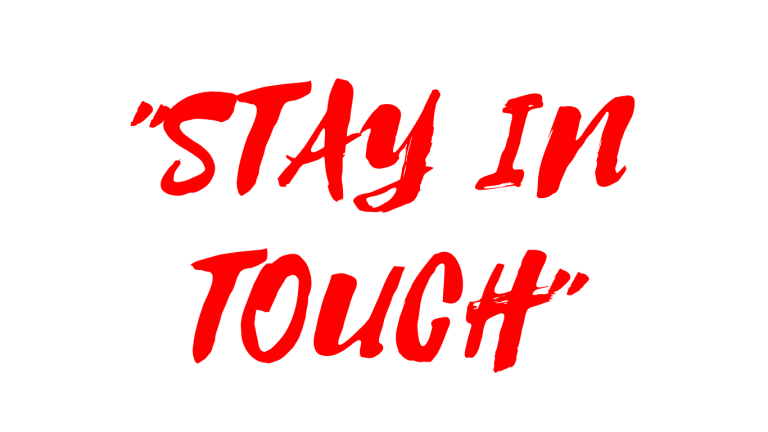 stay in touch